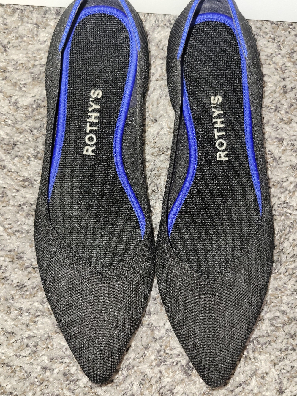 Rothy's Women's Black Pointed Flats